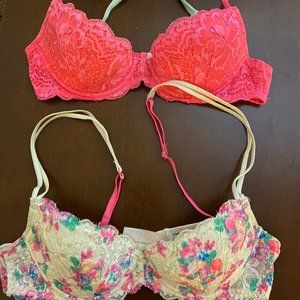 Victoria's Secret PINK Lightly Lined Demi Lace Bra